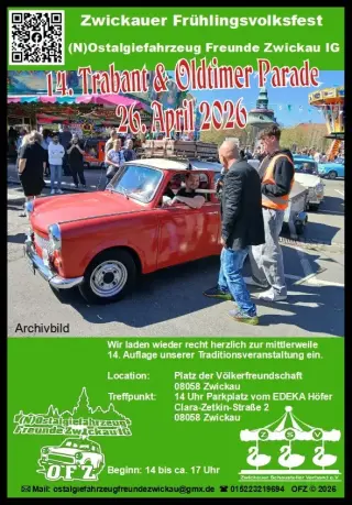 14. Trabant &amp; Oldtimer Parade 26.04.2026
