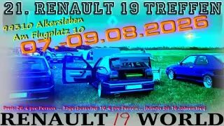 21. Renault 19 Forumstreffen Alkersleben