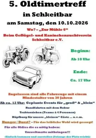 5. Oldtimertreffen in Schkeitbar