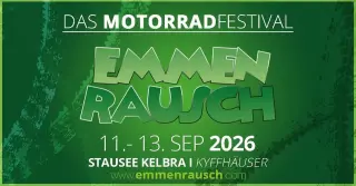 DAS MOTORRADFESTIVAL - EMMENRAUSCH 2026 | Stausee Kelbra/Kyffhäuser