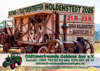 Titelbild für Oldtimer- und Traktorentreffen Holdenstedt 2026
