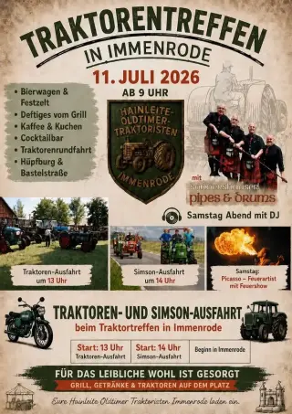 Titelbild für Traktorentreffen in Immenrode!