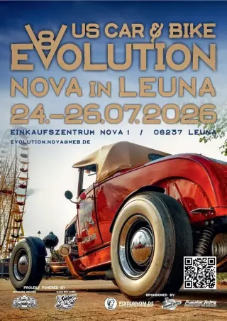 Titelbild für US CAR &amp; BIKE EVOLUTION am NOVA in LEUNA